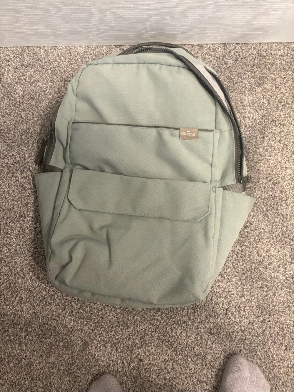 Red Rovr - Sage Green Diaper Bag/Backpack -